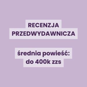 recenzja przedwydawnicza
