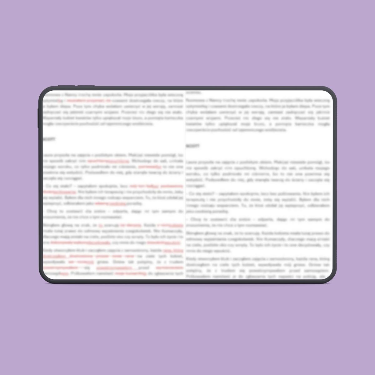 Redakcja i korekta przygotowanie tekstu książki do publikacji