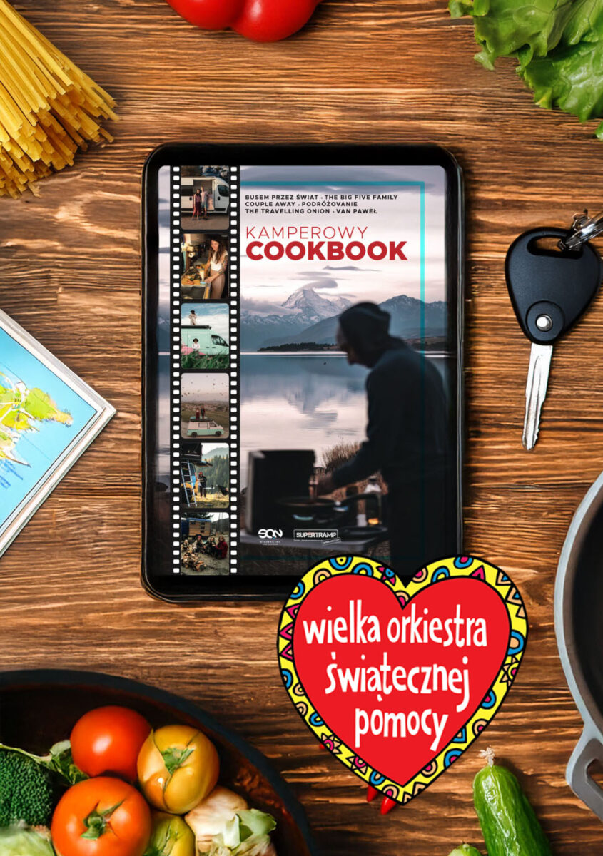 książka kamperowy cookbook dla WOŚP